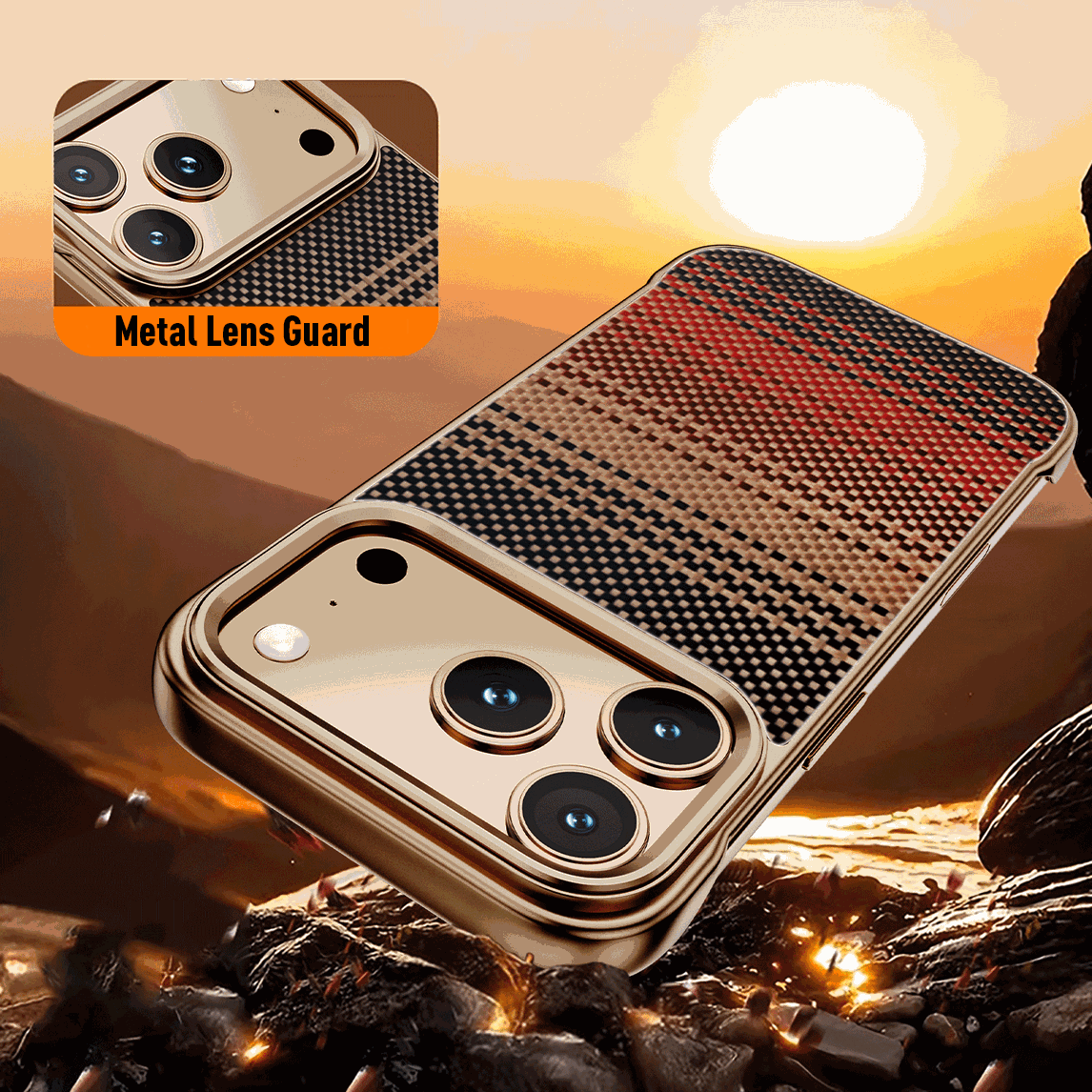 NexTECH® | Ultra-Slim Aramid Woven MagSafe Case for iPhone 17 Series