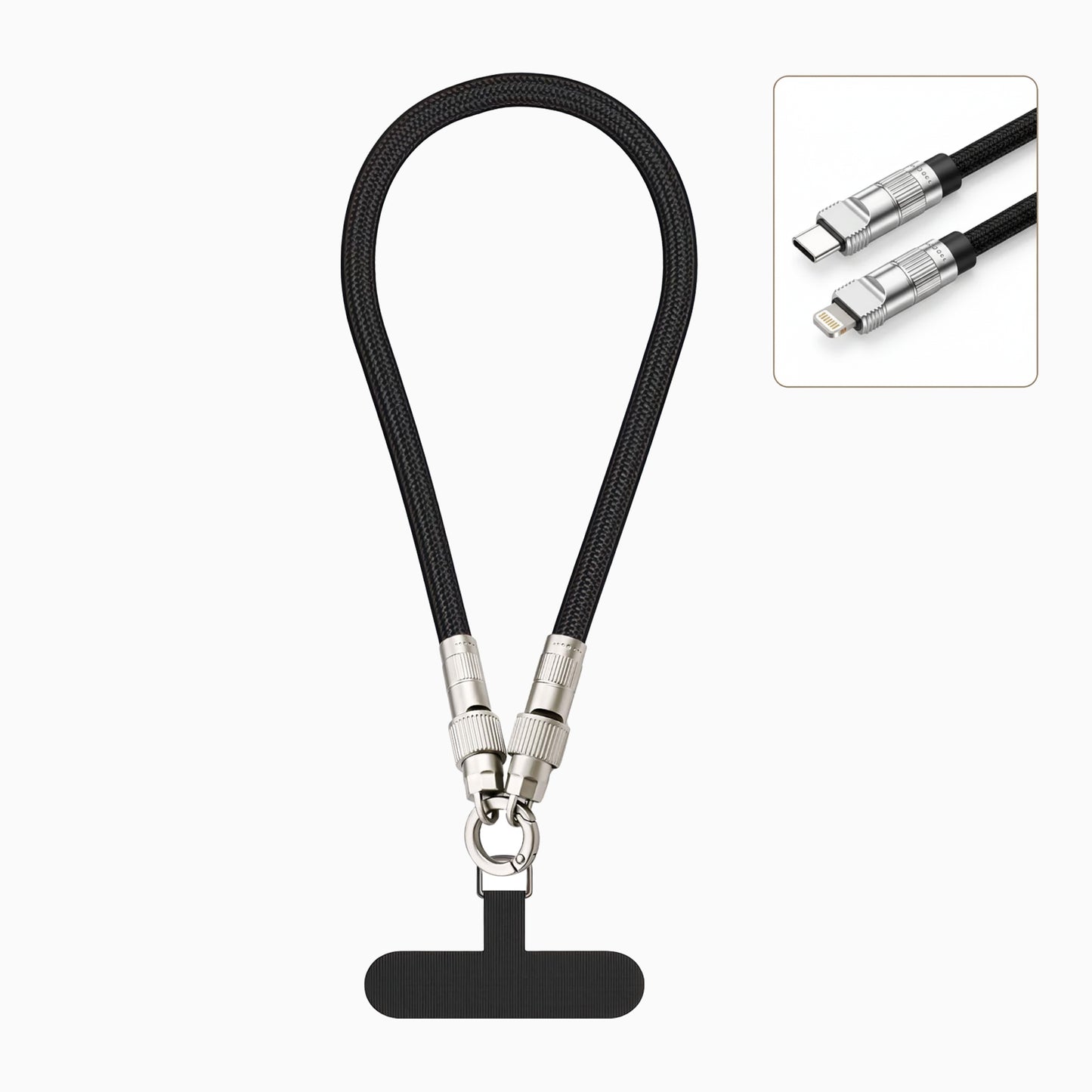 NexTECH® | Portable Braided Lanyard/Strap Charging Cable