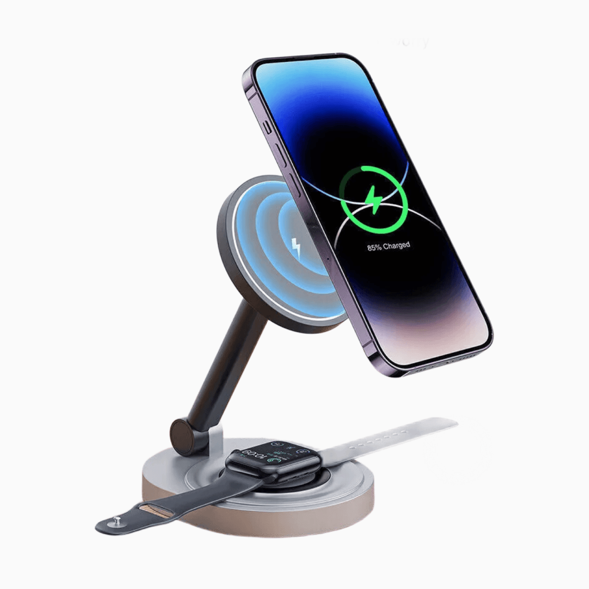 NexTECH® | 2 - in - 1 Foldable Magnetic Wireless Charger - NexTECHCJYD191411901AZ