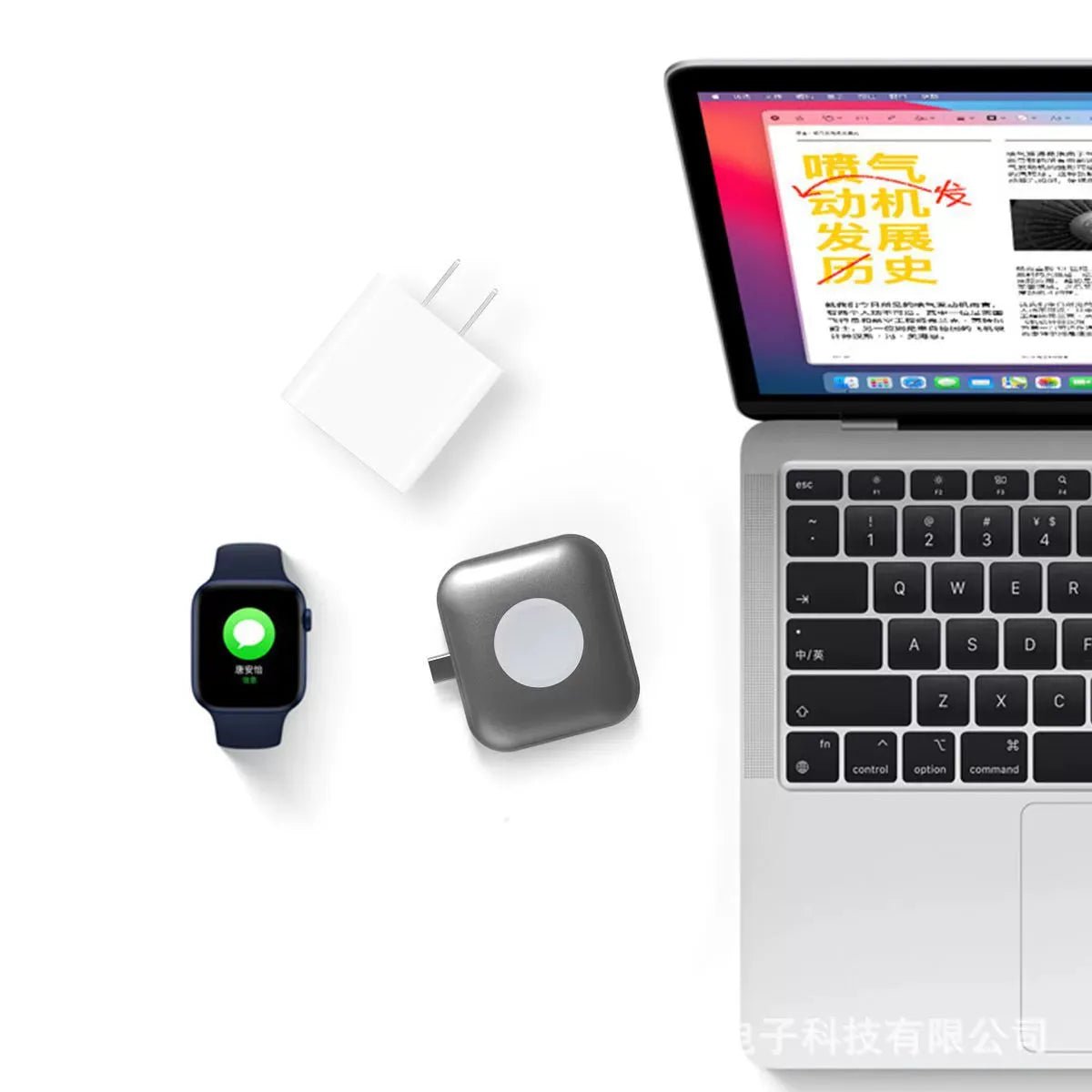 NexTECH® | 2 - in - 1 Wireless Charger for AirPods and Apple Watch - NexTECHCJSJ165403101AZ
