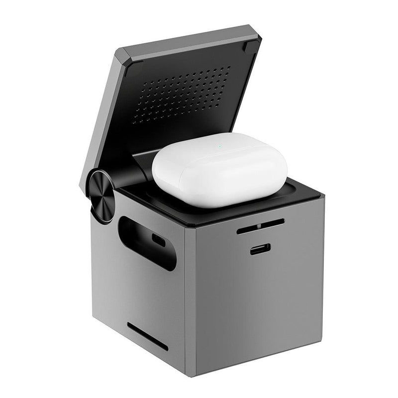 NexTECH® | 3-in-1 Cube MagSafe 15W Foldable Wireless Charger Station