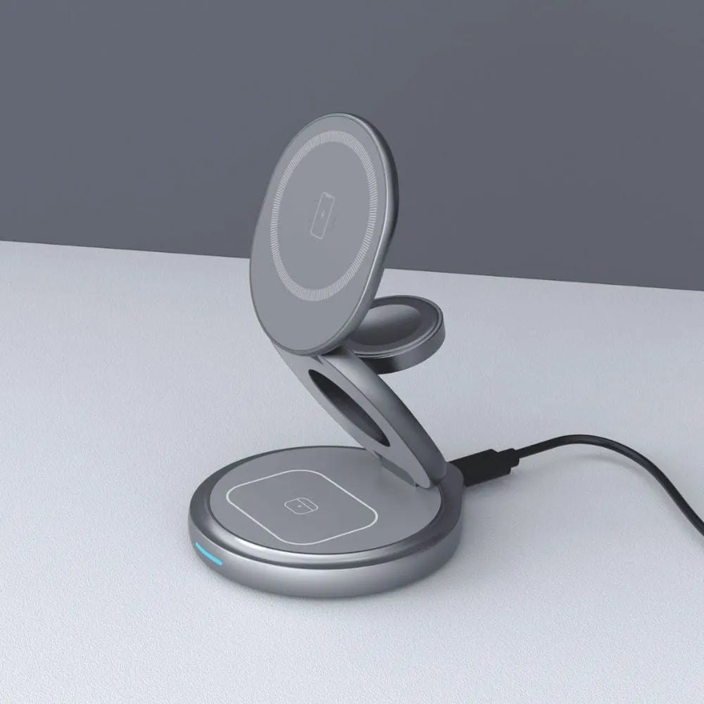 NexTECH® | 3 - in - 1 Foldable Wireless Charger - NexTECHCJSJ192013201AZ