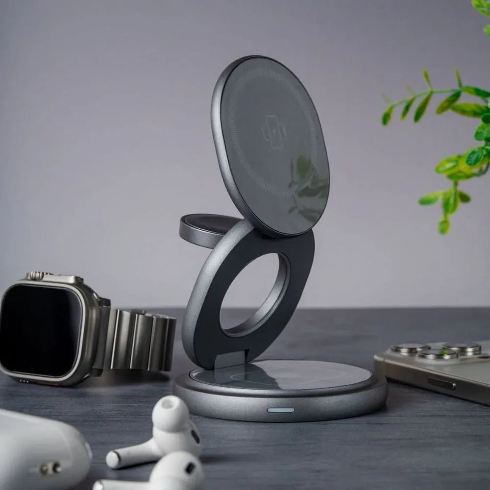 NexTECH® | 3 - in - 1 Foldable Wireless Charger - NexTECHCJSJ192013201AZ
