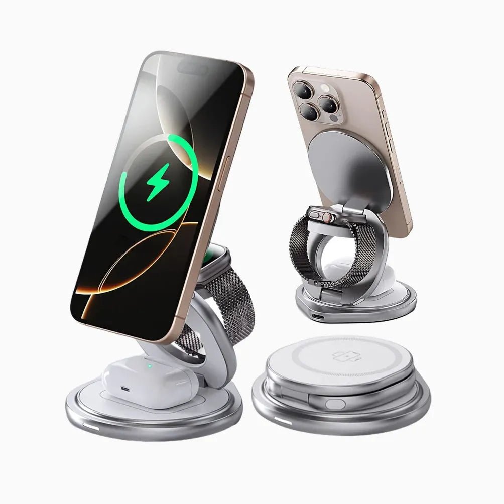 NexTECH® | 3 - in - 1 Foldable Wireless Charger - NexTECHCJSJ192013202BY