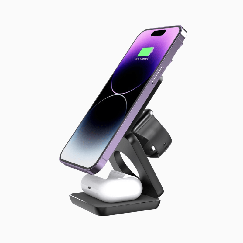 NexTECH® | 3 - in - 1 Foldable Wireless Charging Station for MagSafe - NexTECHCJSJ186226202BY