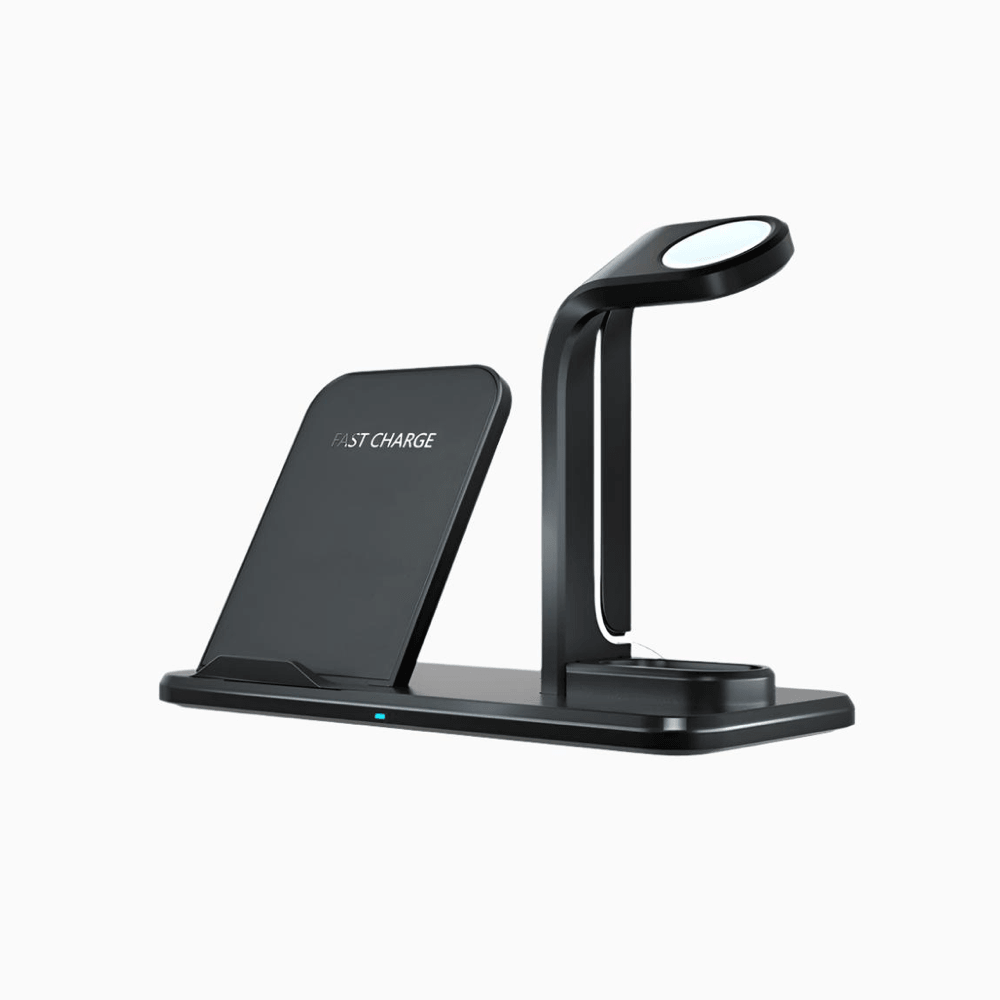 NexTECH® | 4 - in - 1 MagSafe Wireless Charging Stand for Apple Devices - NexTECHCJSJSJSJ00733 - Black
