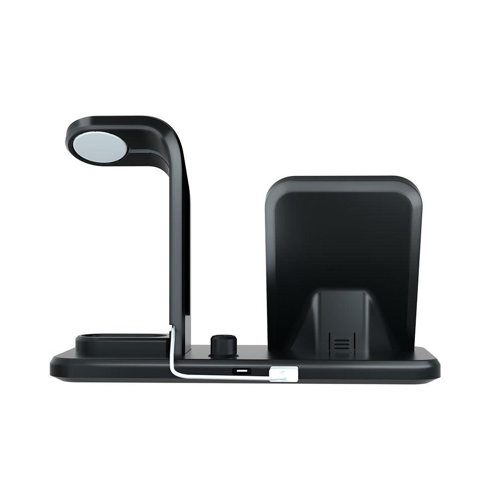 NexTECH® | 4 - in - 1 MagSafe Wireless Charging Stand for Apple Devices - NexTECHCJSJSJSJ00733 - Black
