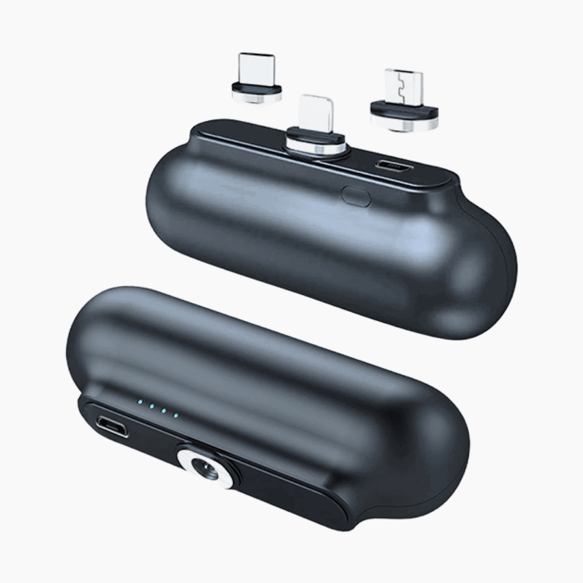 NexTECH® | Space Capsule Mini Magnetic Power Bank - NexTECHCJJJJTJT52487 - Black - 2600mah