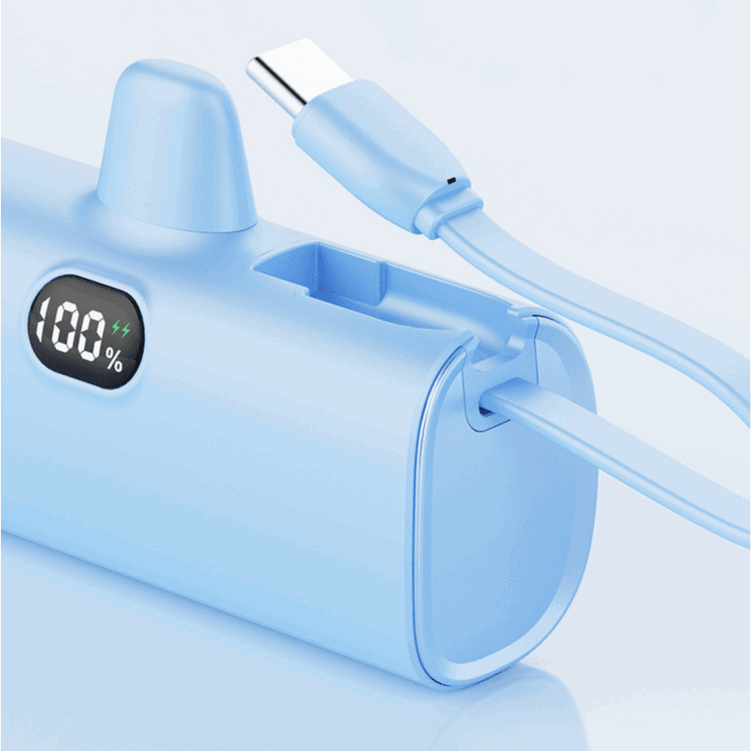 NexTECH® | Capsule Mini Power Bank with Digital Display - NexTECH