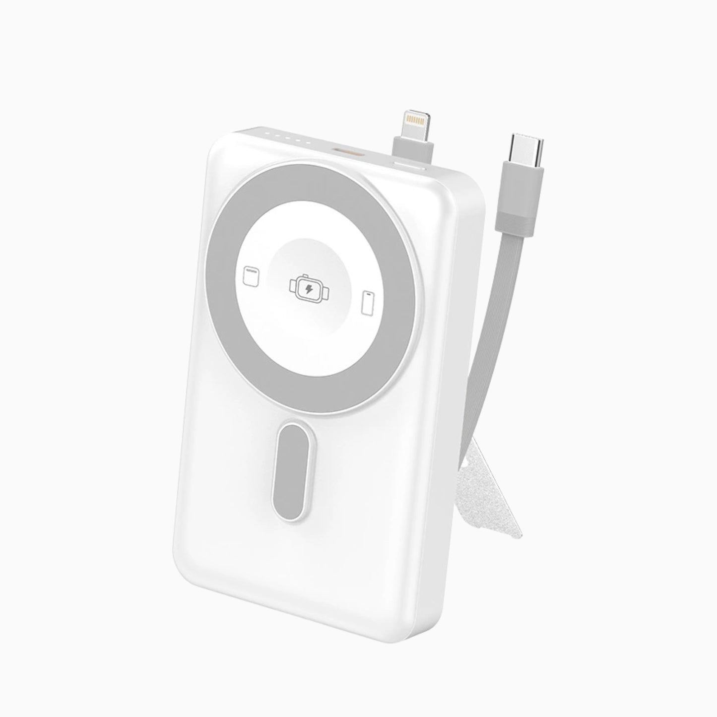 NexTECH® | MagSafe Wireless Power Bank for Multi-Device with Cable & Stand