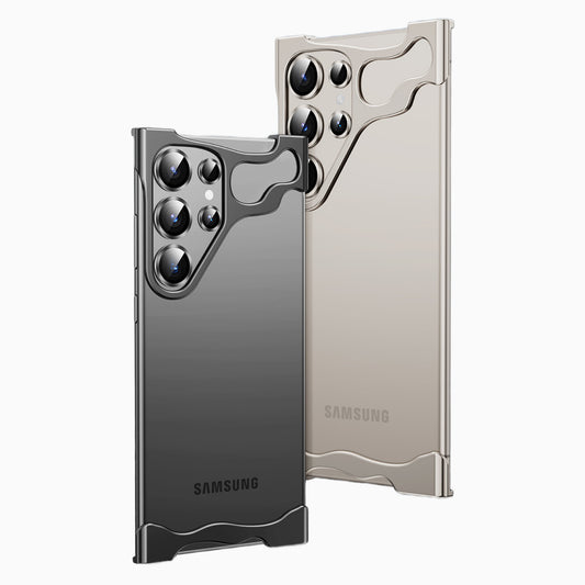 NexTECH® | Bezel-less Anti-Drop Case with Metal Corner Pads for Samsung Galaxy - NexTECH